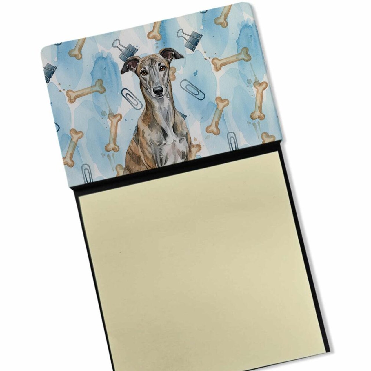 Edge Collections-3" x 3"-Multicolor-Professional Desk Sticky Note Dispenser with Watercolor Design-1 Pieces